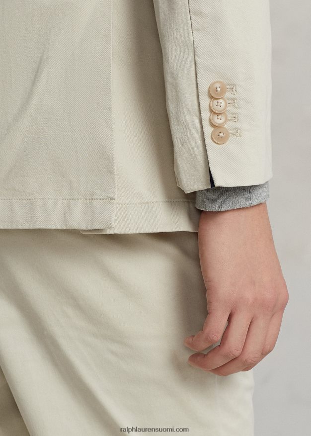 Ralph Lauren miehet polo rakentamaton stretch chino takki 0Z24ZR615 kivi