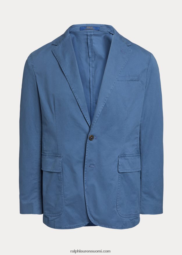 Ralph Lauren miehet polo rakentamaton stretch chino takki 0Z24ZR616 kiiltävä sininen