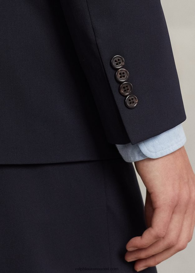 Ralph Lauren miehet poolo pehmeä joustava twill-pukutakki 0Z24ZR1025 laivasto