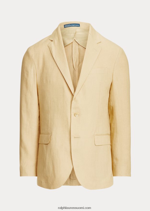 Ralph Lauren miehet poolo pehmeä pellavapukutakki 0Z24ZR748 olki