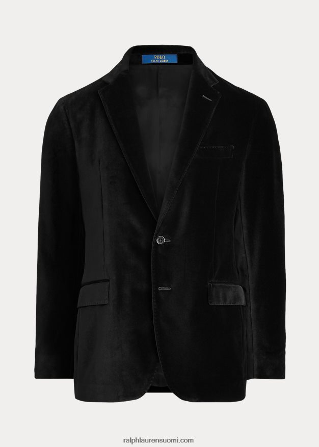Ralph Lauren miehet poolo pehmeä samettitakki 0Z24ZR844 musta