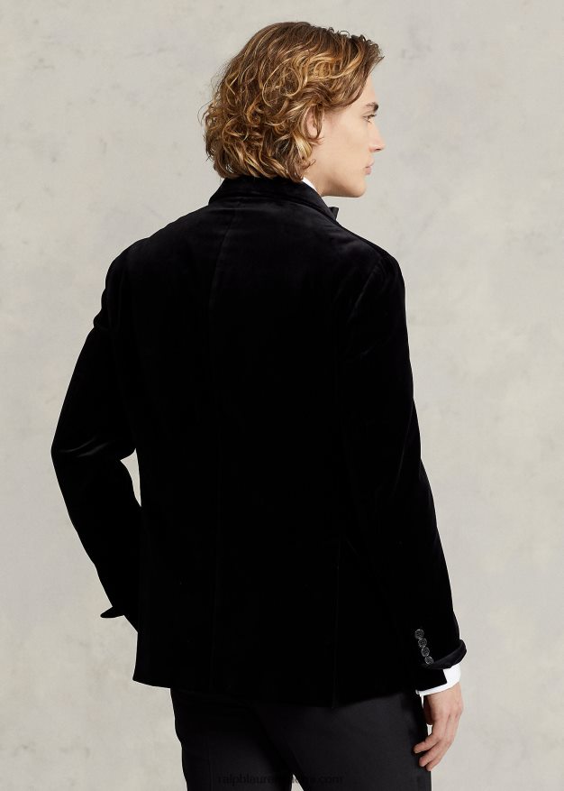 Ralph Lauren miehet poolo pehmeä samettitakki 0Z24ZR844 musta