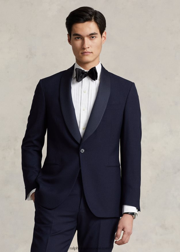 Ralph Lauren miehet poolohuivi smokkitakki 0Z24ZR1247 laivasto