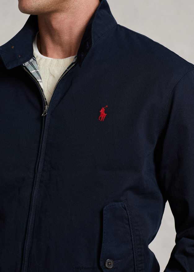 Ralph Lauren miehet puuvillainen twill-takki 0Z24ZR8580 kokoelma laivasto