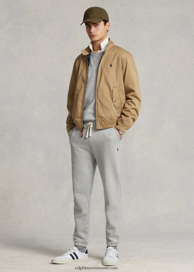 Ralph Lauren miehet puuvillainen twill-takki 0Z24ZR8582 kahvilanrusketus