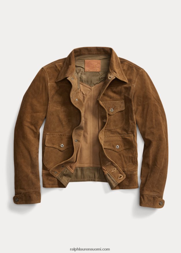 Ralph Lauren miehet reilu mokka takki 0Z24ZR8702 ruskea