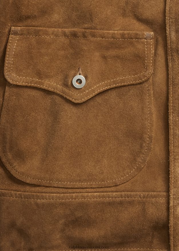 Ralph Lauren miehet reilu mokka takki 0Z24ZR8702 ruskea