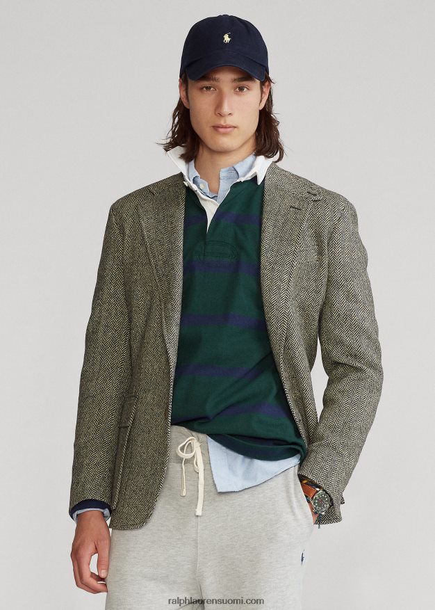 Ralph Lauren miehet rl67 kalanruototakki 0Z24ZR1300 musta ja kerma