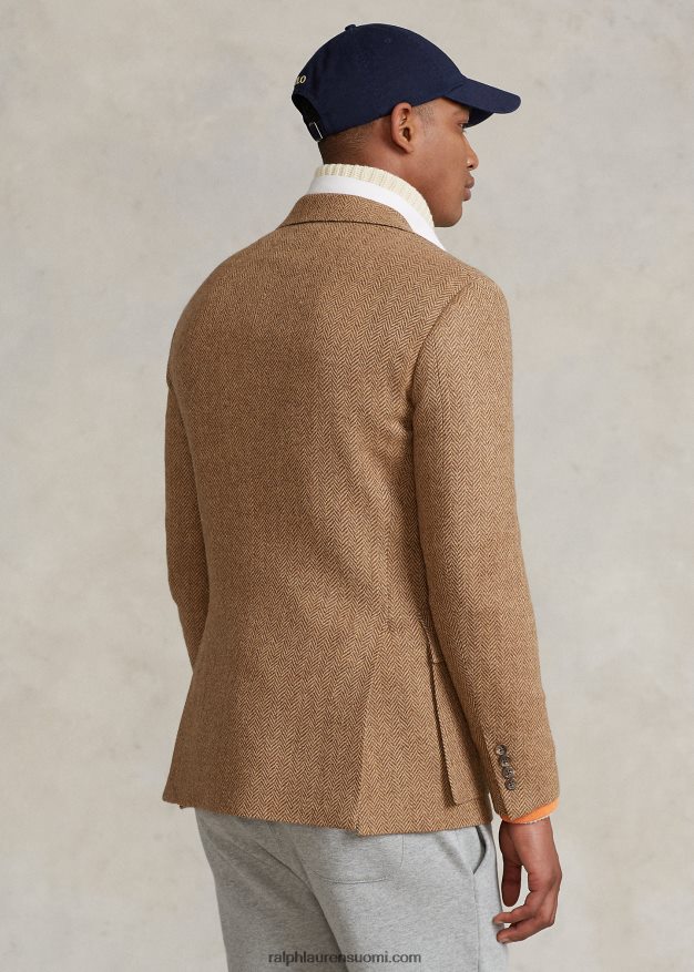 Ralph Lauren miehet rl67 kalanruototakki 0Z24ZR1301 ruskea ja kameli