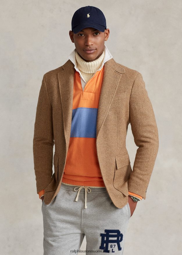 Ralph Lauren miehet rl67 kalanruototakki 0Z24ZR1301 ruskea ja kameli