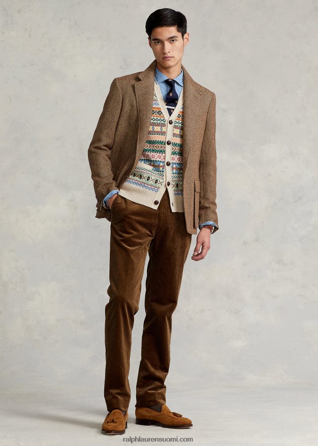 Ralph Lauren miehet rl67 kalanruototakki 0Z24ZR96 ruskea ja kameli