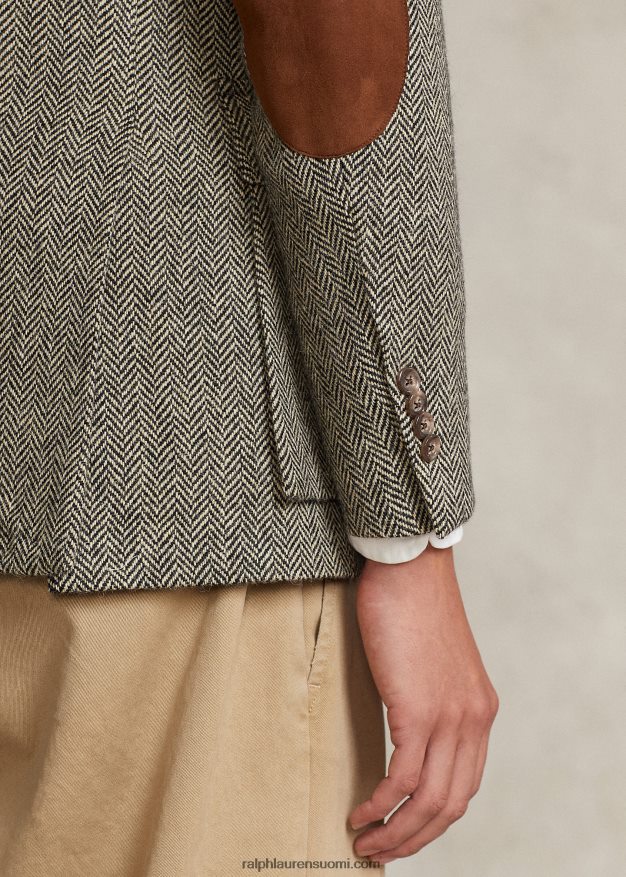 Ralph Lauren miehet rl67 takki 0Z24ZR8522 musta ja kerma