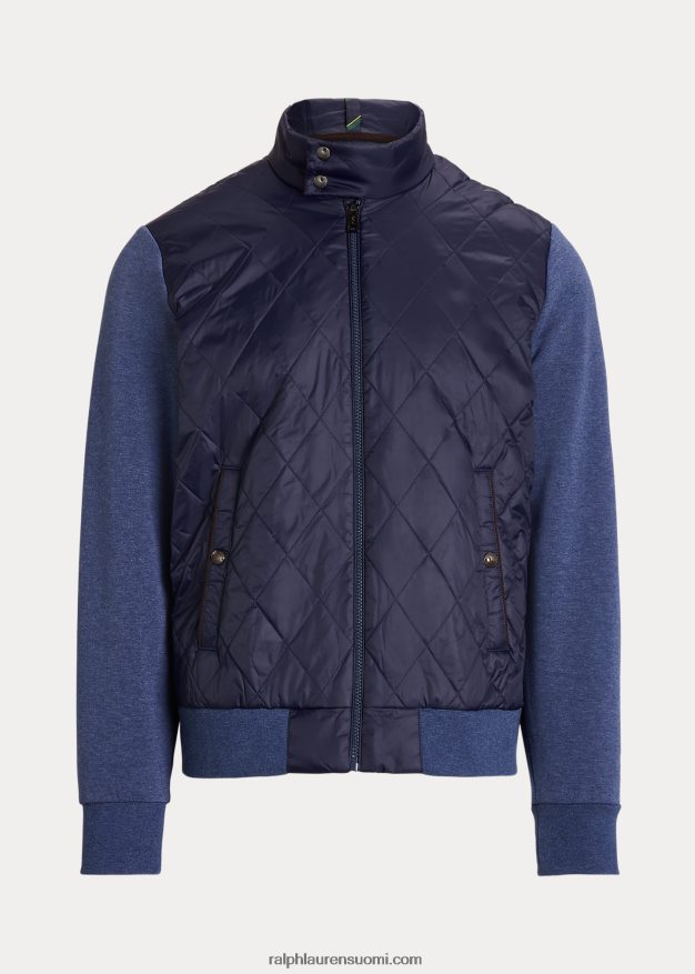 Ralph Lauren miehet tikattu hybriditakki 0Z24ZR1270 sininen kanerva/laivasto