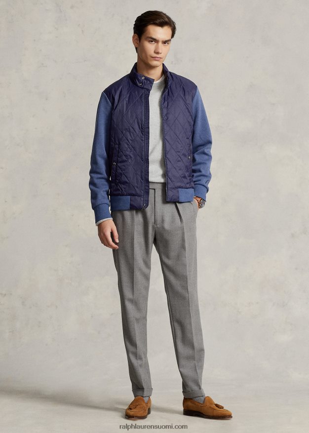 Ralph Lauren miehet tikattu hybriditakki 0Z24ZR1270 sininen kanerva/laivasto