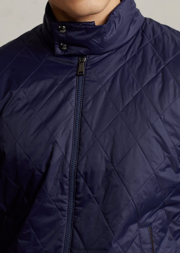 Ralph Lauren miehet tikattu hybriditakki 0Z24ZR1270 sininen kanerva/laivasto