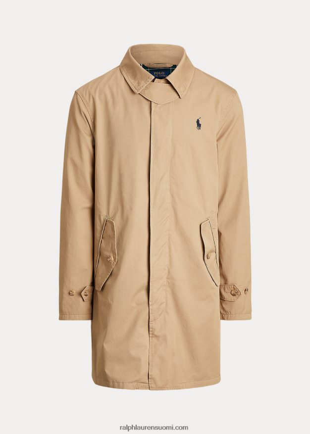 Ralph Lauren miehet twill kävelytakki 0Z24ZR8666 kahvilanrusketus