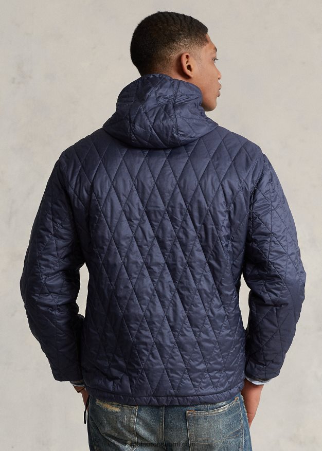 Ralph Lauren miehet vettä hylkivä hupullinen takki 0Z24ZR114 varjolaivasto