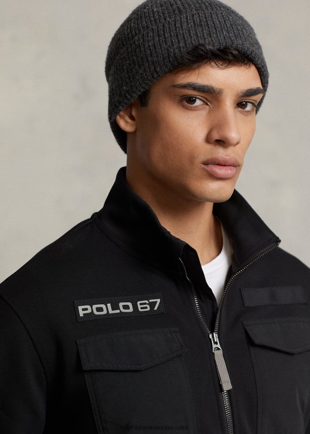 Ralph Lauren miehet vettä hylkivä hybriditakki 0Z24ZR8478 musta