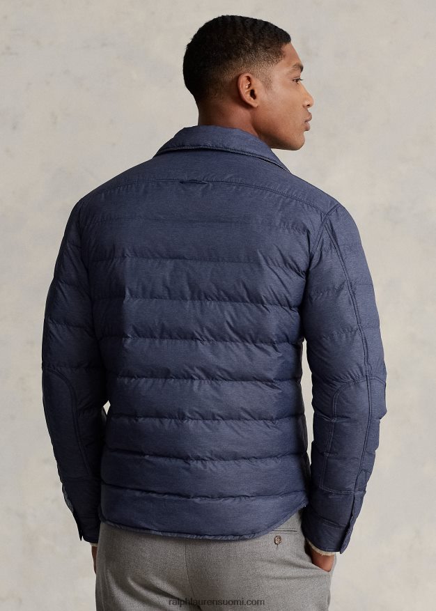 Ralph Lauren miehet vettä hylkivä takki 0Z24ZR1225 kevät laivastonsininen kanerva