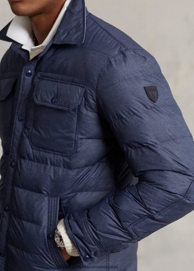 Ralph Lauren miehet vettä hylkivä takki 0Z24ZR1225 kevät laivastonsininen kanerva