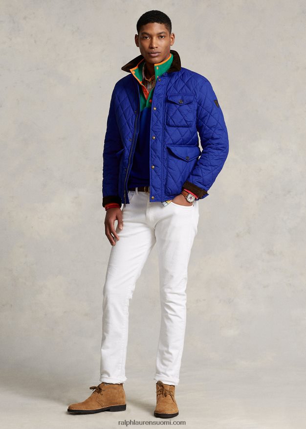 Ralph Lauren miehet vettä hylkivä tikattu takki 0Z24ZR8654 kuninkaallinen perintö