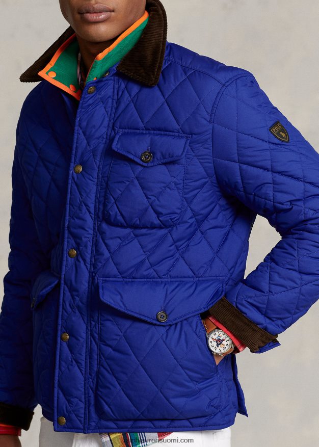 Ralph Lauren miehet vettä hylkivä tikattu takki 0Z24ZR8654 kuninkaallinen perintö