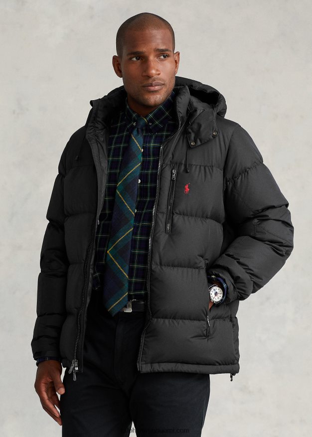 Ralph Lauren miehet vettä hylkivä untuvatakki 0Z24ZR1922 musta