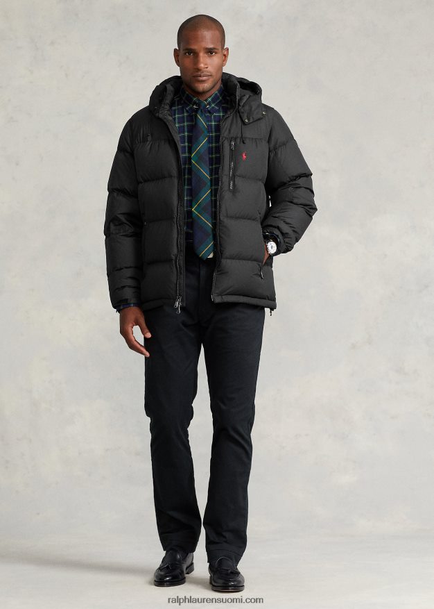 Ralph Lauren miehet vettä hylkivä untuvatakki 0Z24ZR1922 musta