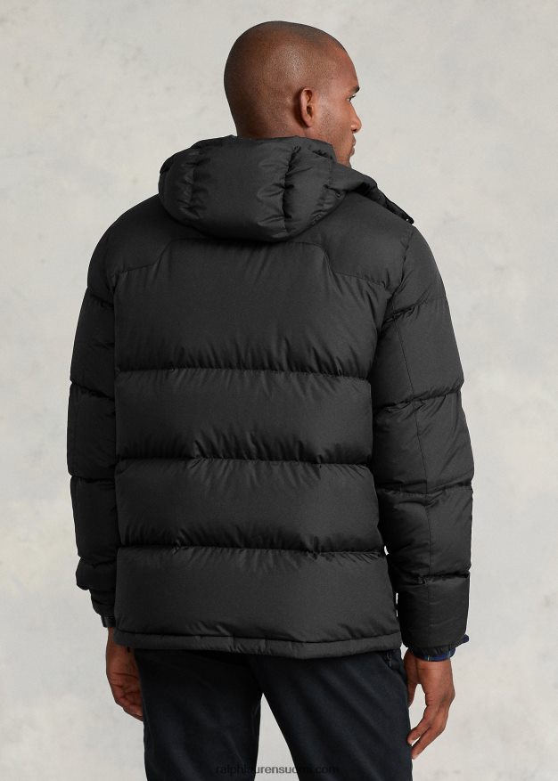 Ralph Lauren miehet vettä hylkivä untuvatakki 0Z24ZR1922 musta