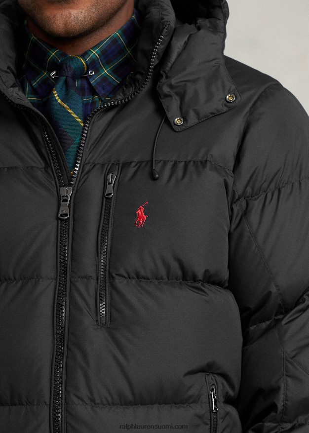 Ralph Lauren miehet vettä hylkivä untuvatakki 0Z24ZR1922 musta