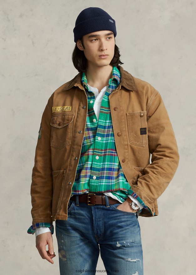 Ralph Lauren miehet villavuorattu kenttätakki 0Z24ZR8513