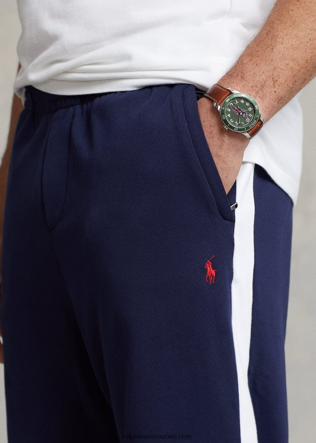 Ralph Lauren miehet interlock-telakkahousut 0Z24ZR1481 hienostunut laivasto