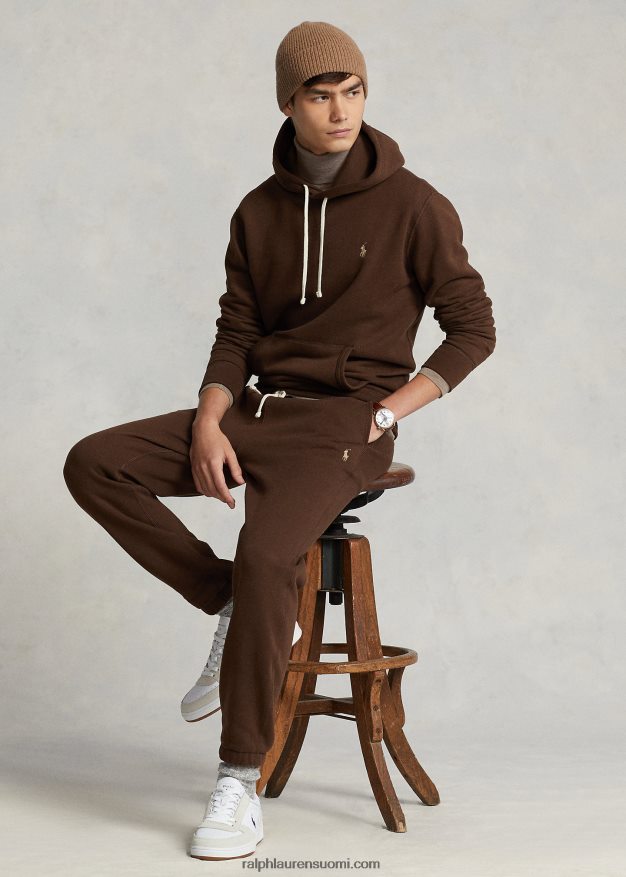 Ralph Lauren miehet rl-fleece-housut 0Z24ZR432 oksa ruskea