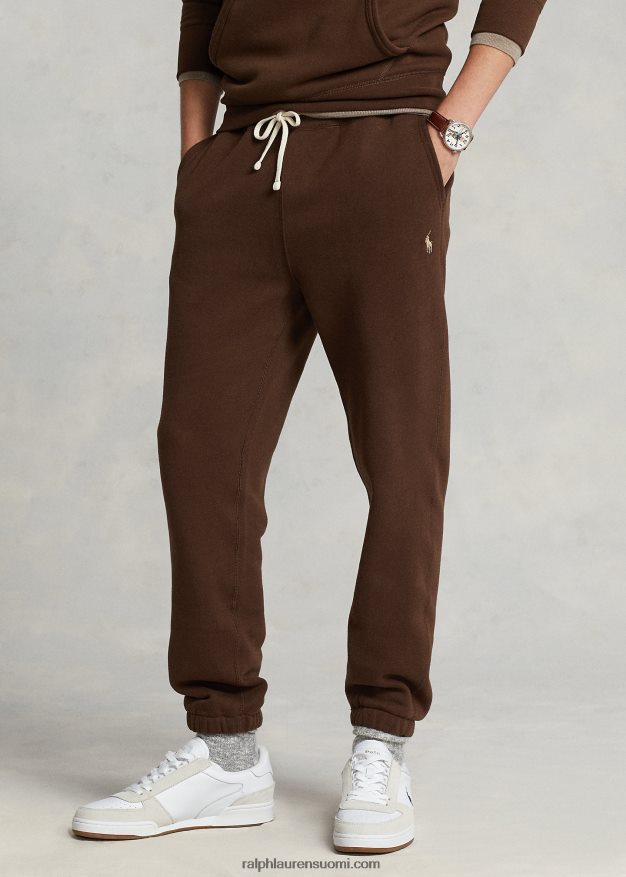 Ralph Lauren miehet rl-fleece-housut 0Z24ZR432 oksa ruskea