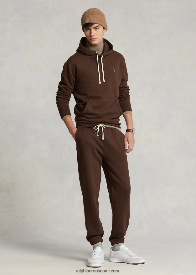 Ralph Lauren miehet rl-fleece-housut 0Z24ZR432 oksa ruskea