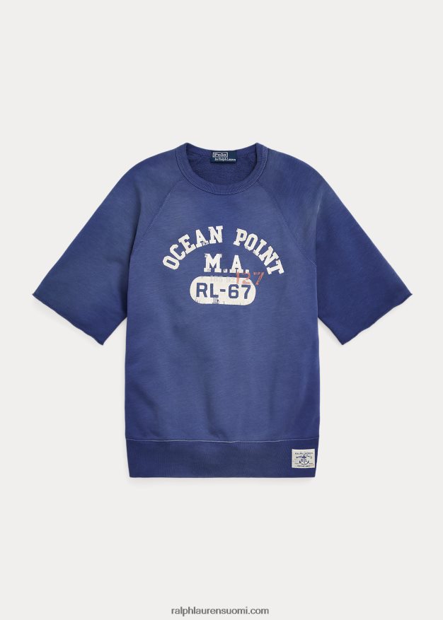 Ralph Lauren miehet fleece graafinen collegepaita 0Z24ZR1256 vanha kuninkaallinen