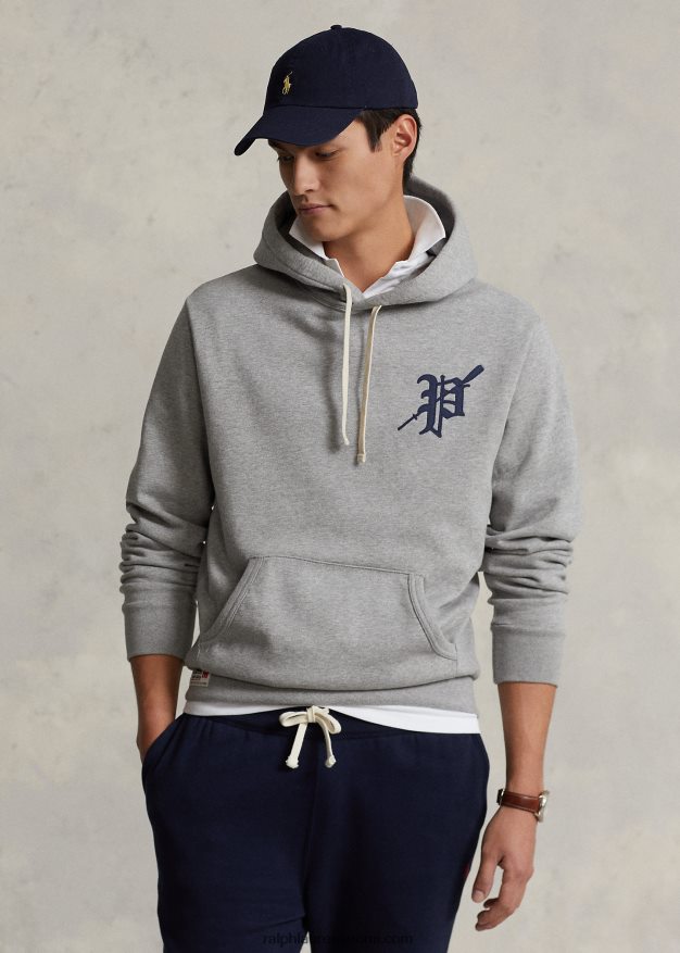 Ralph Lauren miehet graafinen fleecehuppari 0Z24ZR8436 ja kanervan päällä