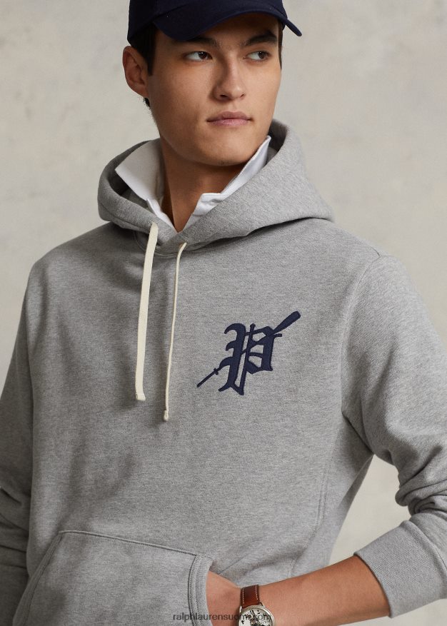 Ralph Lauren miehet graafinen fleecehuppari 0Z24ZR8436 ja kanervan päällä