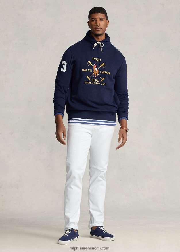 Ralph Lauren miehet iso poniharjainen fleecehuppari 0Z24ZR1630 risteilylaivasto