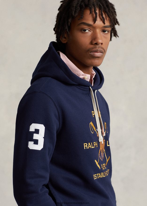 Ralph Lauren miehet iso poolo crest fleecehuppari 0Z24ZR1152 risteilylaivasto