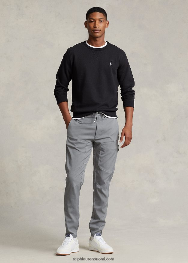 Ralph Lauren miehet kaksinkertainen neulepaita 0Z24ZR869 musta/kerma