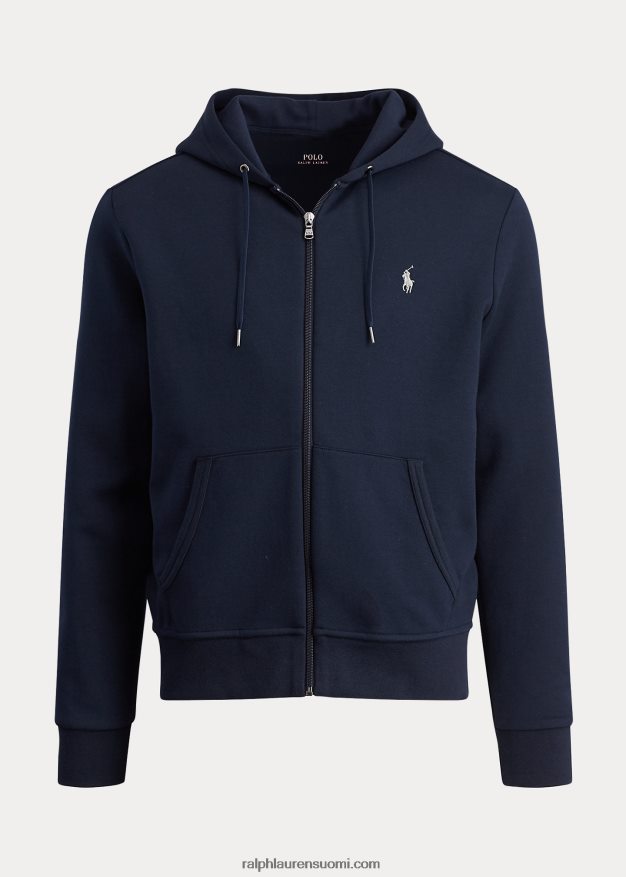 Ralph Lauren miehet kaksinkertainen täysvetoketjuhuppari 0Z24ZR1607 lentäjän laivasto