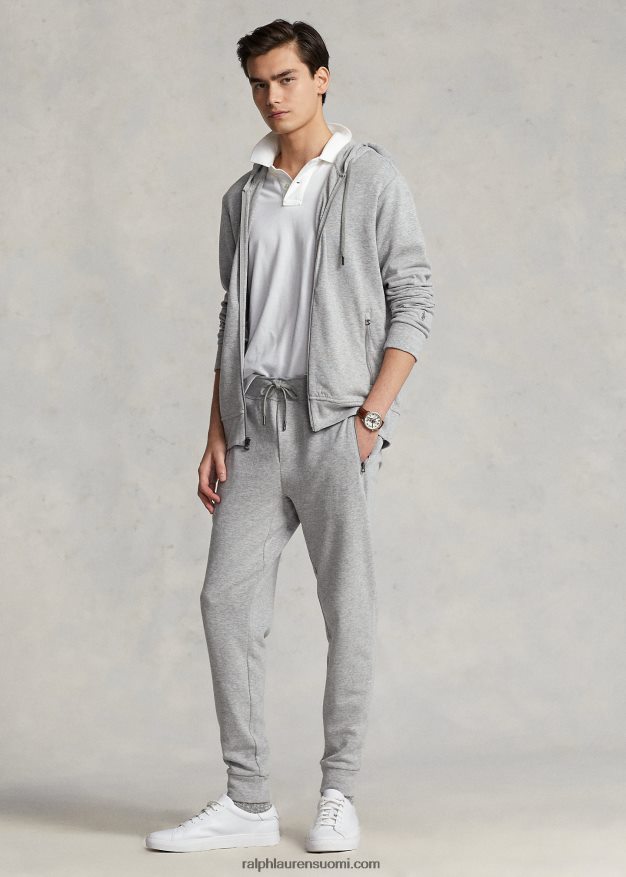 Ralph Lauren miehet kaksinkertainen täysvetoketjuhuppari 0Z24ZR8608 ja kanervan päällä