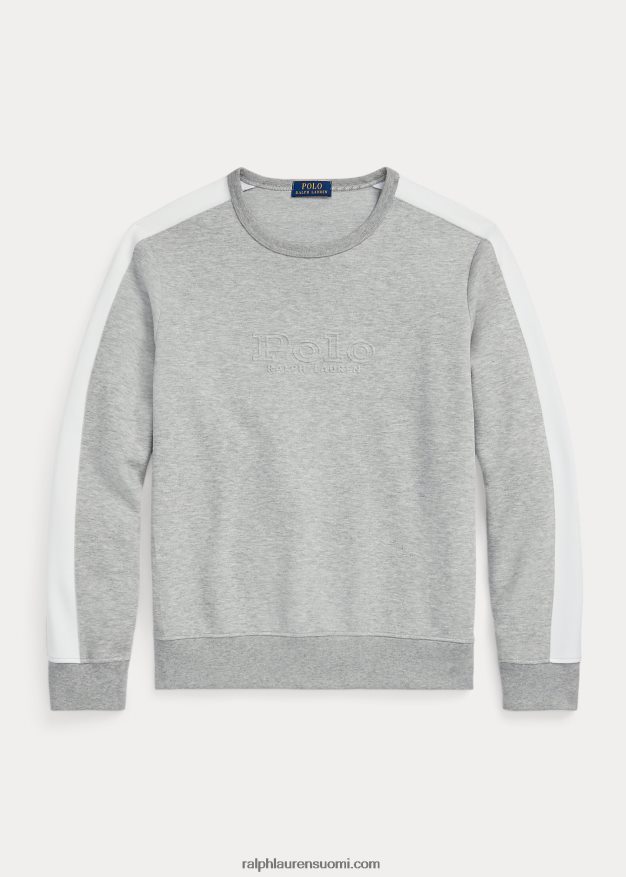 Ralph Lauren miehet kaksoisneulottu logoverkkopaita 0Z24ZR1021 ja kanervan päällä