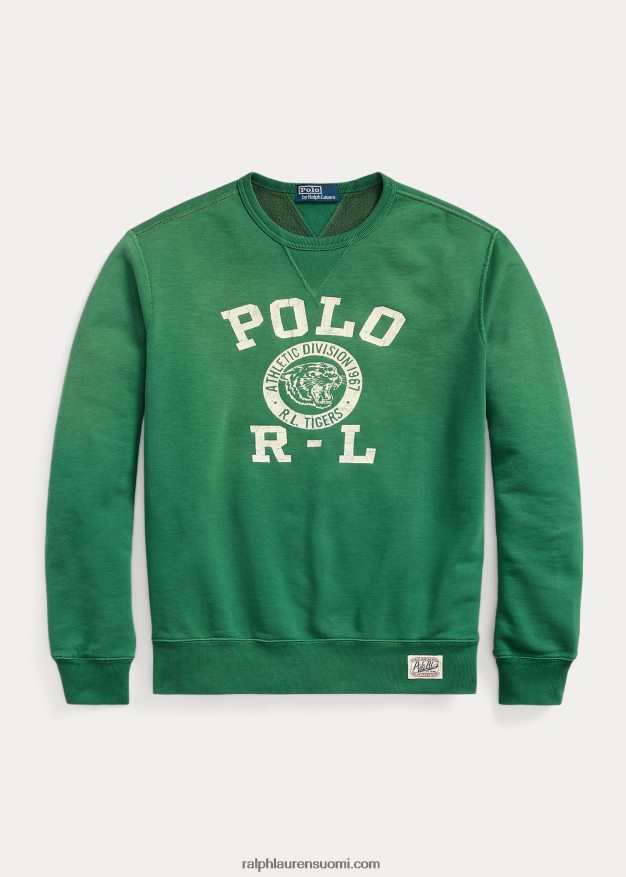 Ralph Lauren miehet logo fleece collegepaita 0Z24ZR1028 veranon vihreä