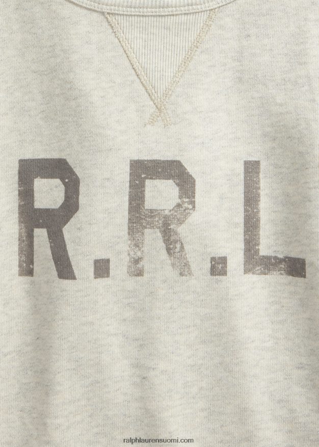 Ralph Lauren miehet logo fleece collegepaita 0Z24ZR1755 kaurapuuro kanerva