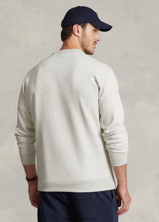 Ralph Lauren miehet logokuvioitu kaksoisneulepusero 0Z24ZR1395 kevyt urheilullinen kanerva