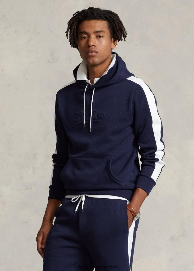 Ralph Lauren miehet logolla tuplaneulottu verkkohuppari 0Z24ZR1128 risteilylaivasto