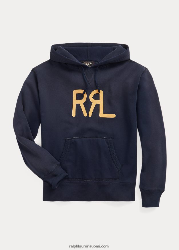 Ralph Lauren miehet logollinen fleecehuppari 0Z24ZR1718 haalistunut laivasto