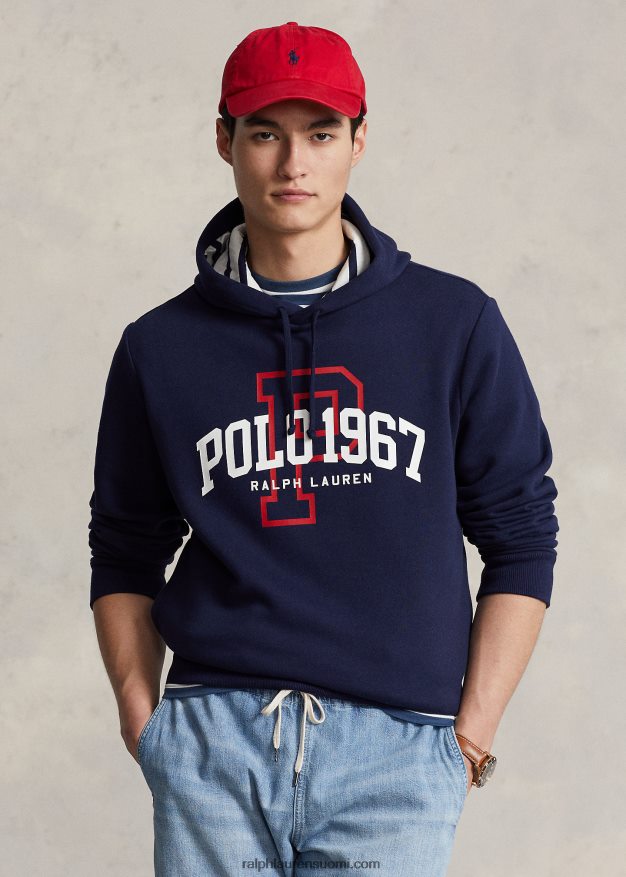 Ralph Lauren miehet logollinen fleecehuppari 0Z24ZR8590 risteilylaivasto